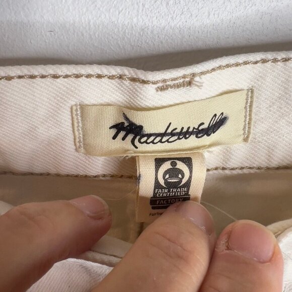 Madewell $148 Womens The Dean Easy Straight Jean VIntage Canvas Size 30 NU051 - Picture 6 of 9